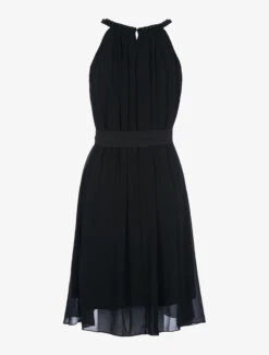 Robe Trapèze Encolure Perles - Noir -DADA Vetements Magasin 107296 robe trapeze encolure perles noir 2