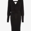 Robe En Maille Pailletée - Noir -DADA Vetements Magasin 117931 robe en maille pailletee noir 1