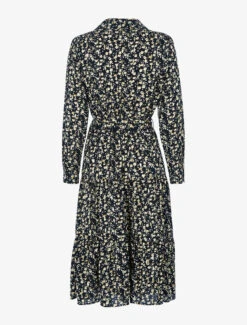 Robe Longue à Fleurs - Noir -DADA Vetements Magasin 118501 robe longue a fleurs noir 2