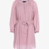 Robe En Voile épaules Ajourées - Rose -DADA Vetements Magasin 123354 robe en voile epaules ajourees rose 1