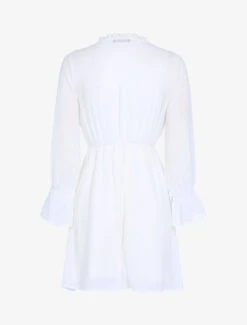 Robe Patineuse Fluide - Blanc -DADA Vetements Magasin 123533 robe patineuse fluide blanc 2