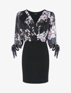 Robe à Buste Fleuri - Rose