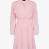 Robe Volantée En Voile - Rose -DADA Vetements Magasin 140941 robe volantee en voile rose 1