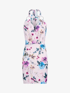 Robe Imprimée à Bretelles Extra Longues - Rose -DADA Vetements Magasin 141664 robe imprimee a bretelles extra longues rose 3