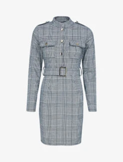 Robe Fourreau à Imprimé Tratan - Blanc/noir 6 Robe Fourreau à Imprimé Tratan - Blanc/noir -DADA Vetements Magasin 143065 robe fourreau a imprime tratan blanc noir 2