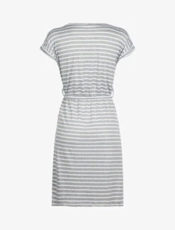 Robe Patineuse Rayée - Gris Clair 5 Robe Patineuse Rayée - Gris Clair -DADA Vetements Magasin 143139 robe patineuse rayee gris clair 2