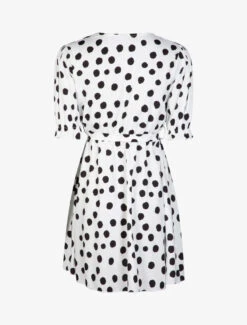 Robe Patineuse à Imprimés - Blanc 5 Robe Patineuse à Imprimés - Blanc -DADA Vetements Magasin 144342 robe patineuse a imprimes blanc 2