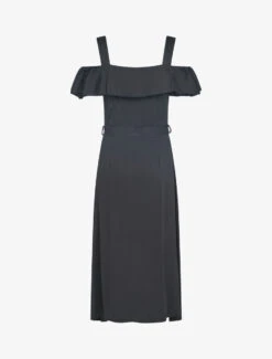 Robe Longue à épaules Dénudées - Noir -DADA Vetements Magasin 146045 robe longue a epaules denudees noir 2