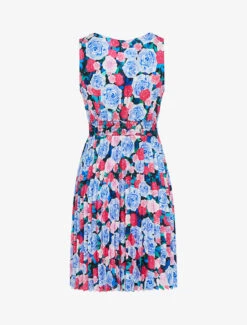 Robe Imprimée Et Gaufrée - Bleu Ciel -DADA Vetements Magasin 147846 robe imprimee et gaufree bleu ciel 2