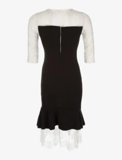 Robe Dentelle Trompe L'oeil - Noir/blanc 11 Robe Dentelle Trompe L'oeil - Noir/blanc -DADA Vetements Magasin 84209 robe dentelle trompe l oeil noir blanc 5