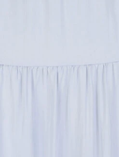 Robe Longue Empire Unie à Bretelles à Perles - Bleu Clair -DADA Vetements Magasin GAO 1925 3