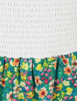 Robe à Bretelles Imprimé Petites Fleurs - Vert -DADA Vetements Magasin GAO 2507 3