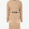 Robe Pull à Col Montant - Beige -DADA Vetements Magasin GEM 10078 1
