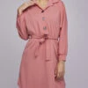 Robe Patineuse à Dos Ajouré - Rose -DADA Vetements Magasin GEM 6286 1