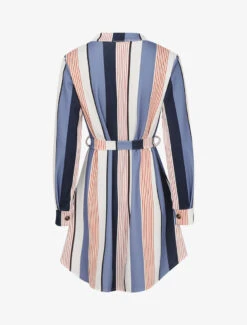 Robe Asymétrique à Rayures - Bleu -DADA Vetements Magasin GEM 7357 2