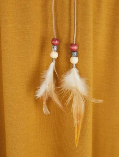 Robe Longue Basique Sans Manches - Moutarde -DADA Vetements Magasin MAX 14 3