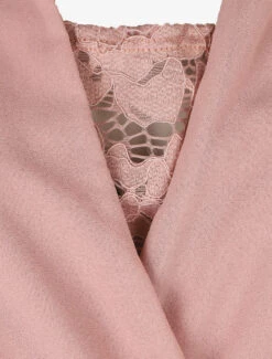 Robe Mi-longue évasée Sans Manches Col Cache-coeur - Rose -DADA Vetements Magasin MAX 4578 3