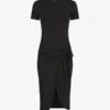 Robe Longue Style Portefeuille - Noir -DADA Vetements Magasin MAX 5824 1