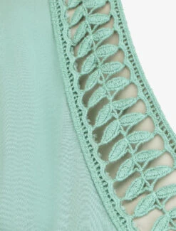 Robe Droite Unie Ceinturée - Vert D'eau -DADA Vetements Magasin MAX 6234 3