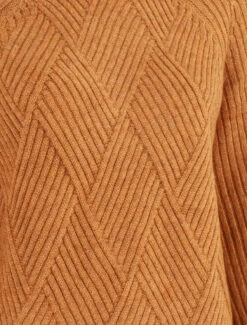 Robe Pull à Col Montant - Camel -DADA Vetements Magasin RUBY 1391 3