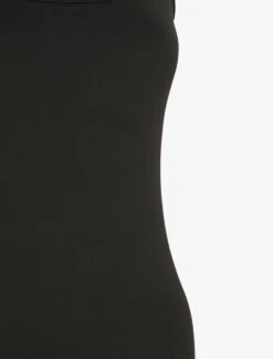 Robe Mi-longue Strech Uni - Noir -DADA Vetements Magasin RUBY 1735 3