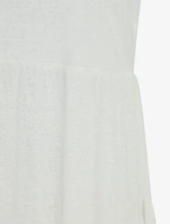 Robe Longue à Fines Bretelles à Nouer Aux épaules - Blanc -DADA Vetements Magasin RUBY 1853 3