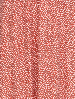 Robe Longue à Bretelles Imprimé Tulipe - Brique -DADA Vetements Magasin RUBY 2027 3